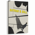 2010s Movie Poster Art – Vintage Batman & Bill Retro Cinema Print