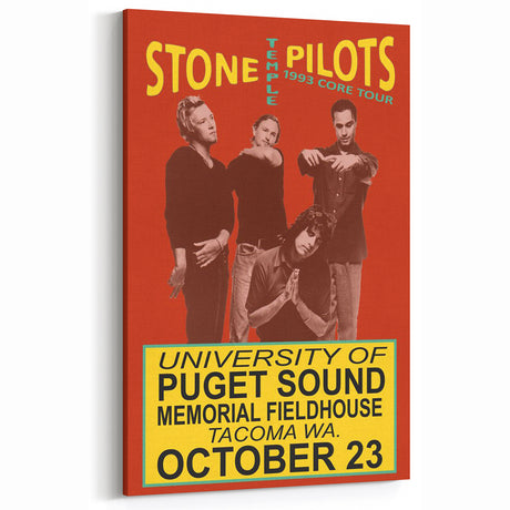 Stone Temple Pilots 1993 Core Tour Poster – Vintage Concert Print