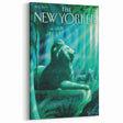 New Yorker Poster - 2011 Lion Statue in Waterfall Art Print