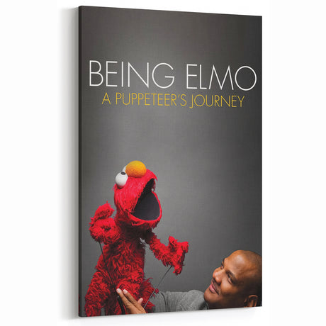 2010s Movie Poster Art - Being Elmo Retro Vintage Film Print