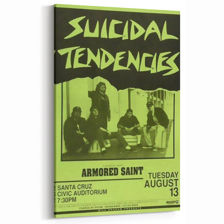 Suicidal Tendencies Concert Poster – Vintage Punk Rock Art