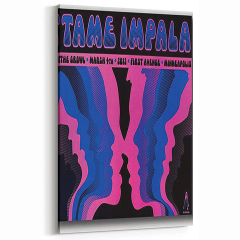 Tame Impala 2013 Concert Poster – Vintage Psychedelic Art