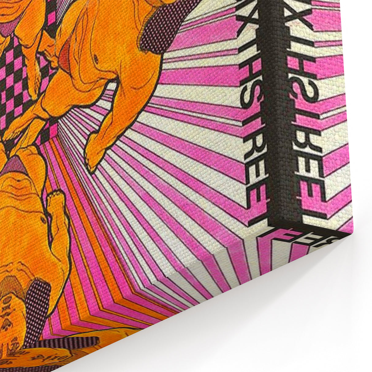 Traffic and Iron Butterfly 1968 Concert Poster – Psychedelic Rock Art
