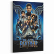 2010s Movie Poster Art - Black Panther Retro Vintage Film Print