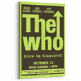 The Who 1968 Concert Poster – Vintage Rock Art, Rose Garden Show