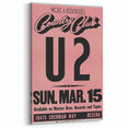 U2 1981 Concert Poster – Vintage Live Show at Country Club