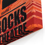 U2 Retro Poster Art - Vintage The War Tour 1983 Red Rocks Print