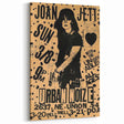 Joan Jett Retro Poster Art - Urban Noize Concert 1985