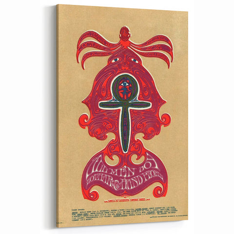 Wemen Joy Psychedelic Concert Poster - 1960s Art