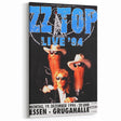 ZZ Top Live '94 Concert Poster - Grugahalle Essen