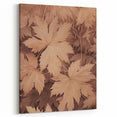 Vintage Botanical Art Prints – Neutral Leaf Illustration in Brown Tones