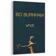 2010s Movie Poster Art - Bo Burnham what. Retro Vintage Film Print