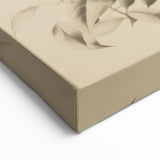Vintage Botanical Art Prints: Soft Leaves in Beige