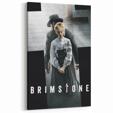2010s Movie Poster Art - Brimstone Retro Vintage Film Print
