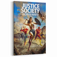 2020s Vintage Movie Poster – Justice Society WWII Retro Print