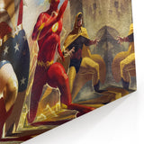 2020s Vintage Movie Poster – Justice Society WWII Retro Print
