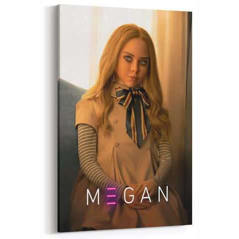 2020s Vintage Movie Poster – M3GAN Retro Film Art Collectible Print