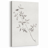 Vintage Botanical Art Prints - Black and White Branch Illustration