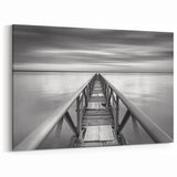 Black & White Fine Art Photography Wall Art – Pier Perspective