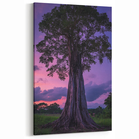 Majestic Twilight Tree – Scenic Forest & Landscape Art Prints
