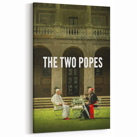 2010s Movie Poster Art - The Two Popes Vintage Movie Poster Print
