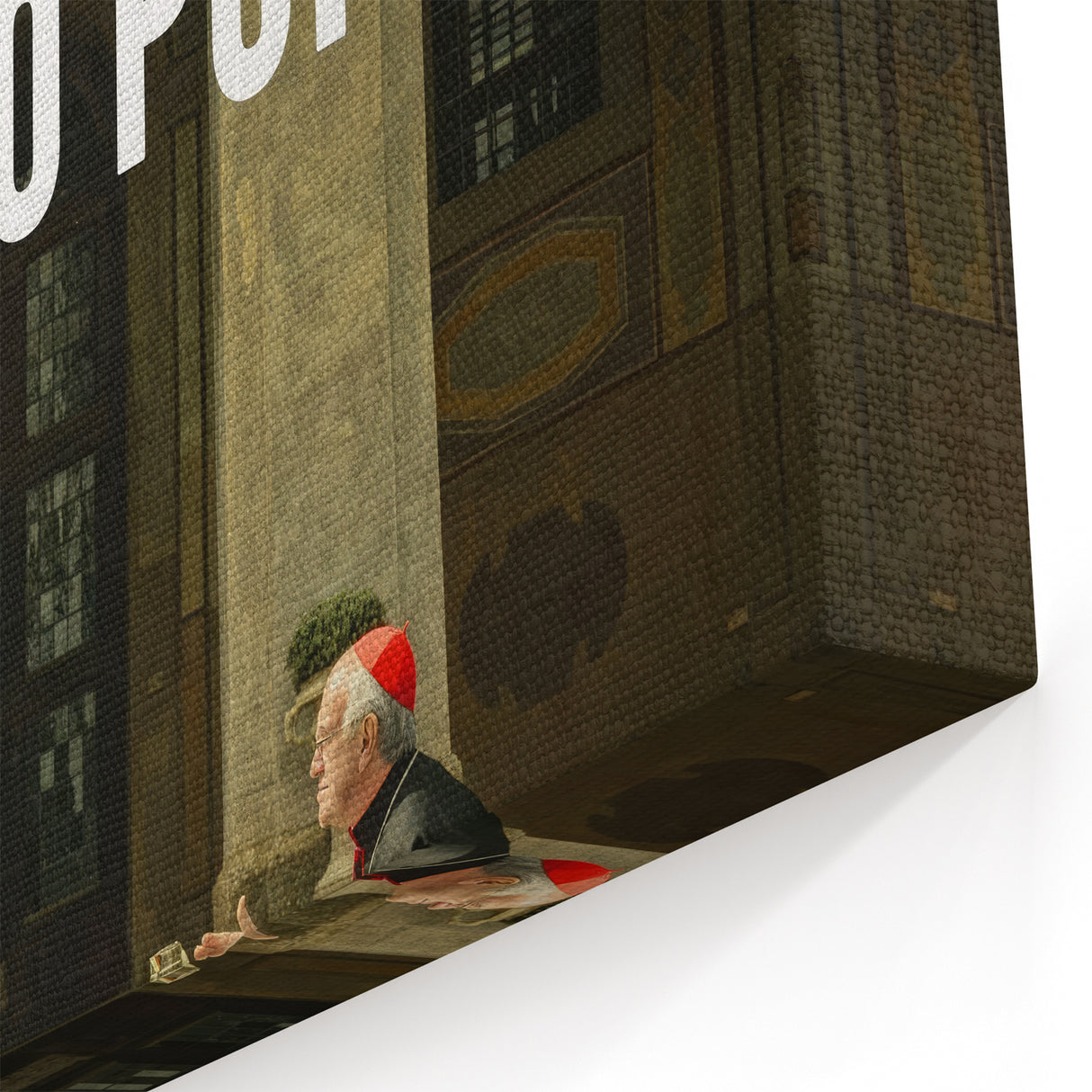 2010s Movie Poster Art - The Two Popes Vintage Movie Poster Print