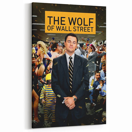 2010s Movie Poster Art - The Wolf of Wall Street Vintage Print