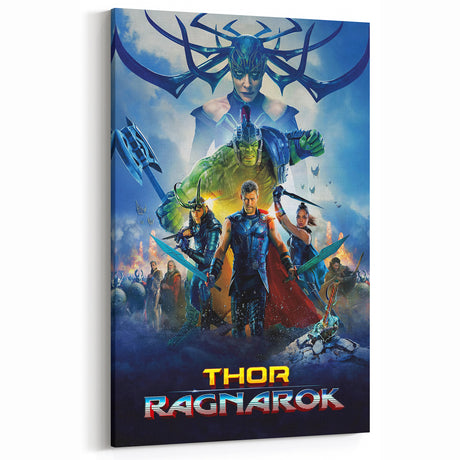 2010s Movie Poster Art - Thor: Ragnarok Vintage Movie Poster Print