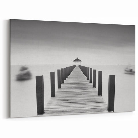 Tranquil Pier View - Fine Art Photography Framed Prints