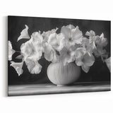Monochrome Floral Elegance - Fine Art Photography Framed Prints
