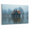 Submerged Serenity - Fine Art Photography Print of a Flooded House