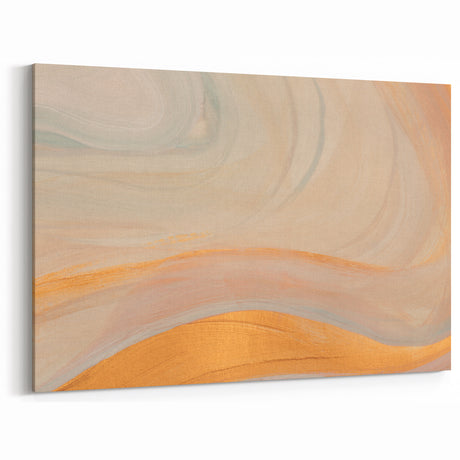 Peaceful Scenery Framed Art – Elegant Abstract Landscape Print