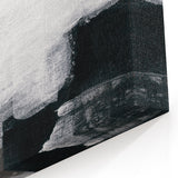 Earthen Harmony Abstracts - Black and White Wall Art