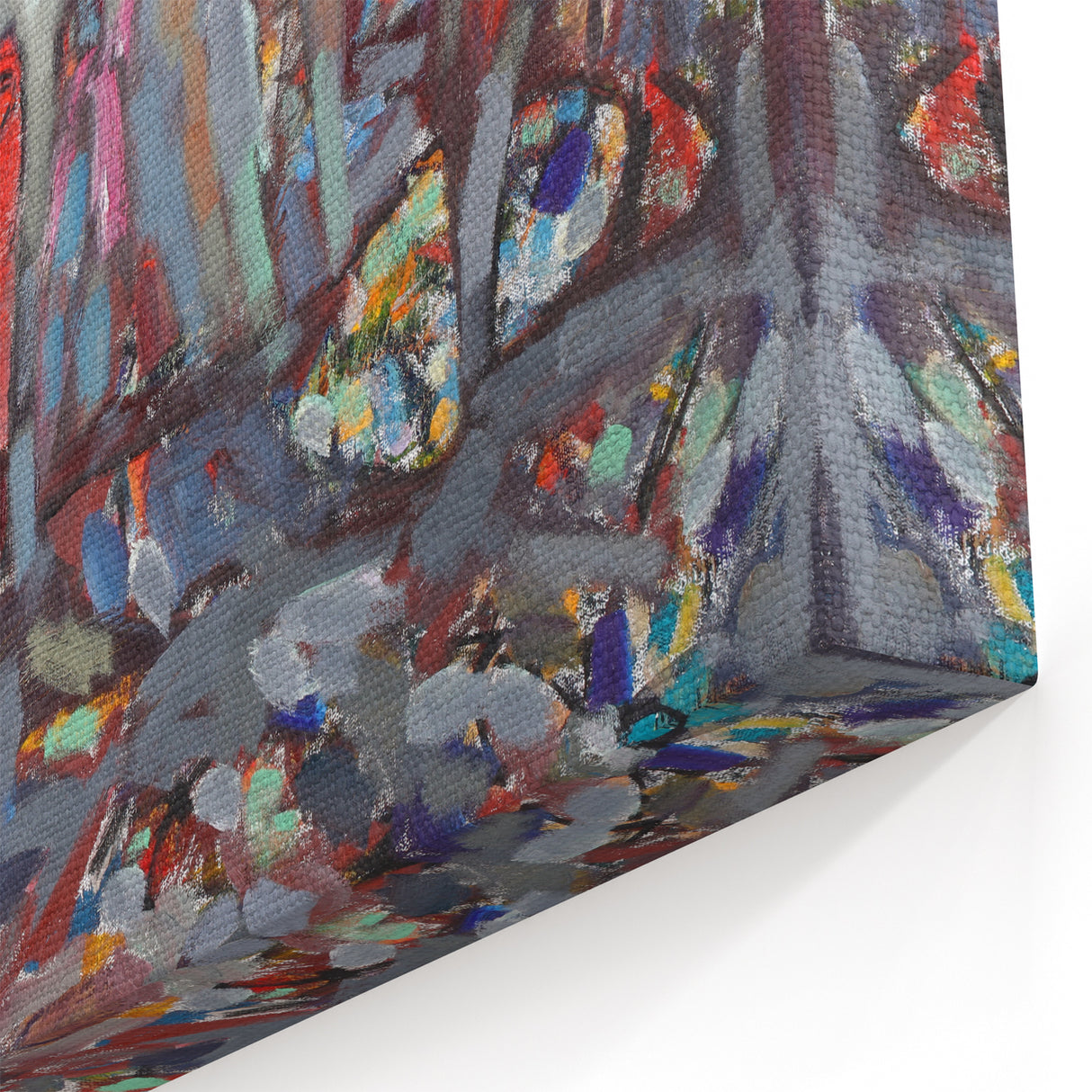 Large Abstract Wall Art – Bold Expressionist Modern Painting