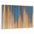 Elegant Moody Modern Wall Art – Abstract Blue & Beige Canvas Print