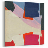Bold Geometric Moody Modern Wall Art – Abstract Color Block Canvas