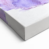 Burgundy & Violet Moody Modern Wall Art – Abstract Canvas Print