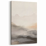 Energetic Moody Modern Wall Art – Abstract Lime & Blue Canvas