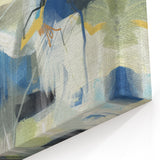 Contemporary Abstract Art – Modern Canvas in Navy Blue & Beige