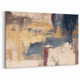 Modern Abstract Paintings – Moody Wall Art in Gold, Blue & Beige
