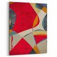 Modern Art Prints – Large Abstract Wall Art in Red, Gold & Teal