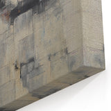 Minimalist Moody Modern Wall Art - Abstract Beige & Gray Print
