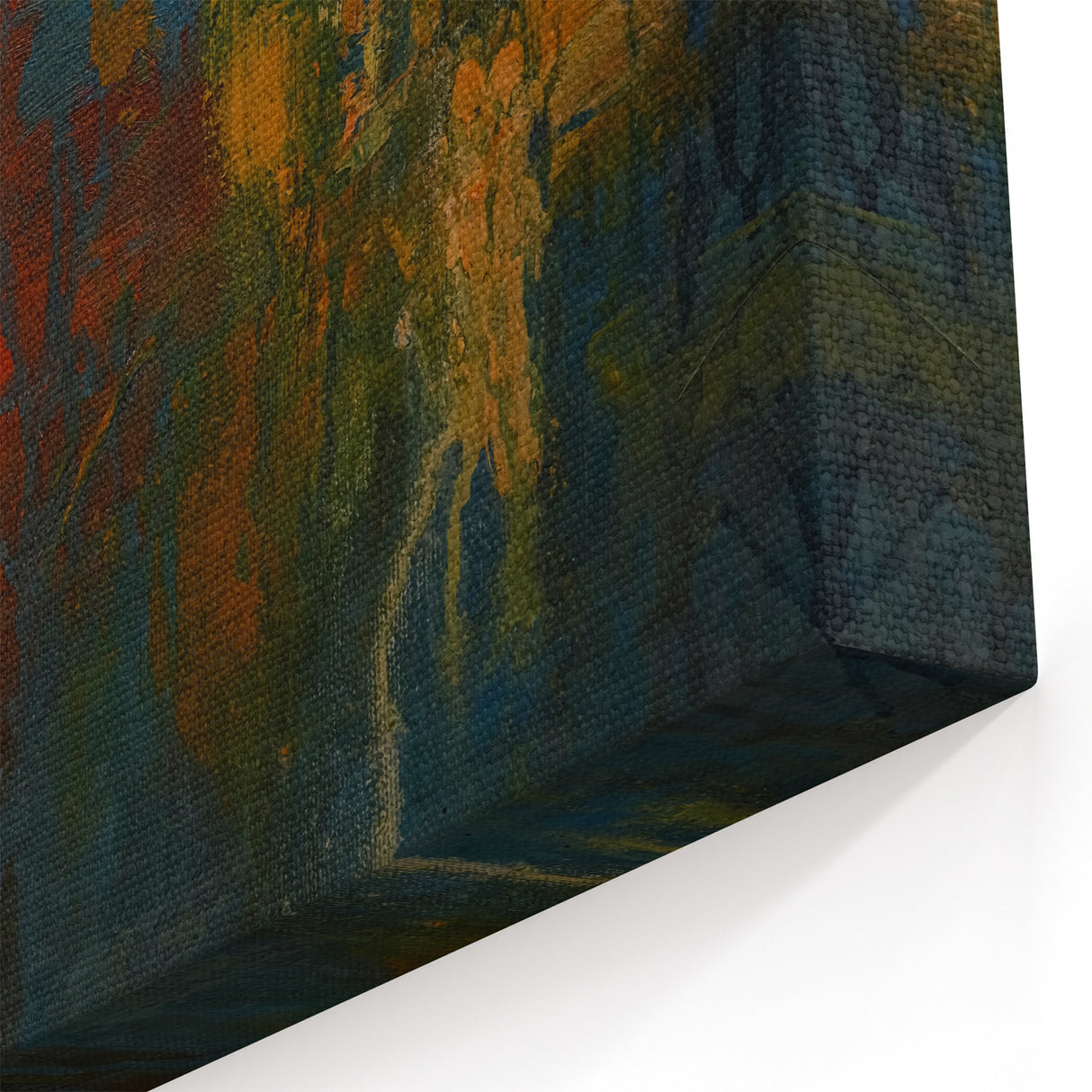 Moody Modern Wall Art – Abstract Expressionist Painting in Bold Hues