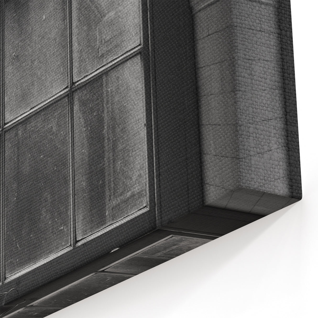 Abstract Canvas Wall Art – Moody Black & White Minimalist Print