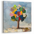 Abstract Colorful Tree – Vibrant Botanical Art Print