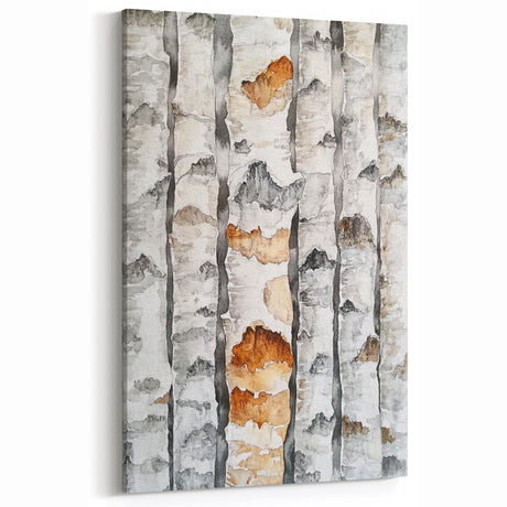 Birch Tree Watercolor – Elegant Botanical Wall Art Print