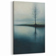 Misty Tree Reflection – Tranquil Nature Art Print