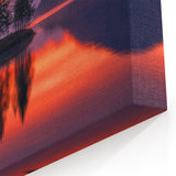 Sunset Island Reflection – Serene Nature Landscape Art