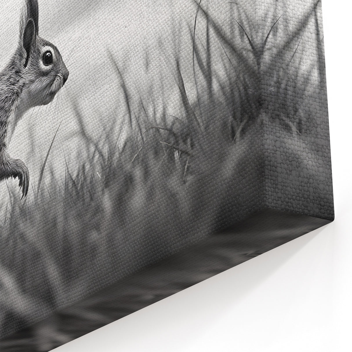Wildlife in Motion – Black & White Fine Art Squirrel Photography