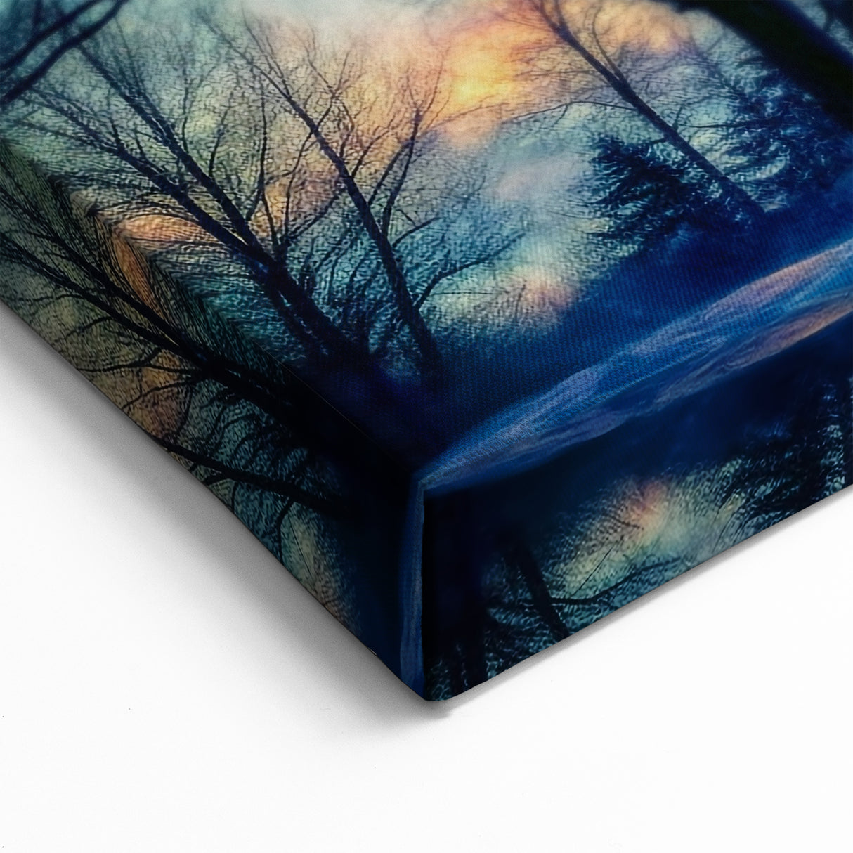 Winter Sunset Through Trees – Fine Art Landscape Photography